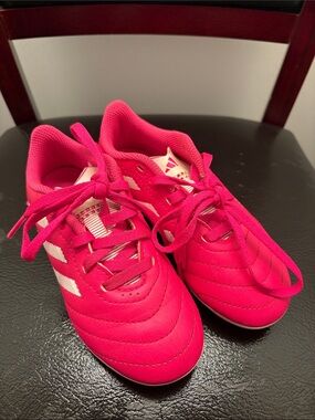 Adidas Kids Pink Soccer Cleats Size 11k